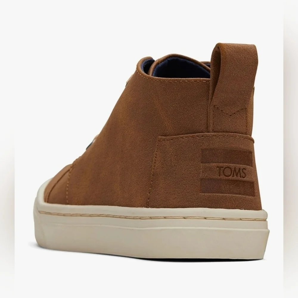 Boys Toms‎ Botas Sneakers, Brown, Size 4, Pre-owned